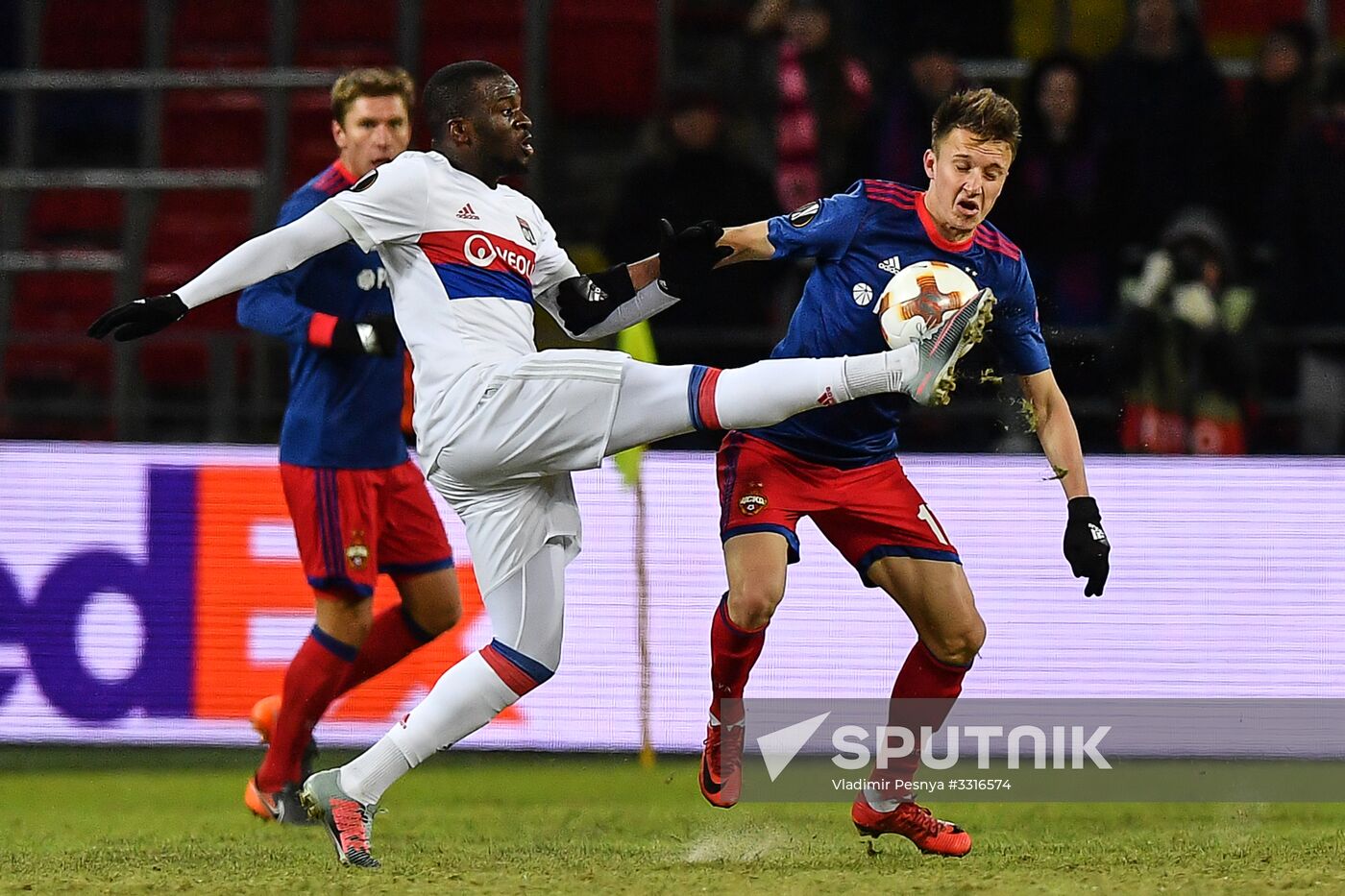 Football. UEFA Europa League. CSKA vs. Lyon