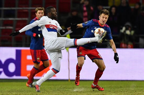 Football. UEFA Europa League. CSKA vs. Lyon