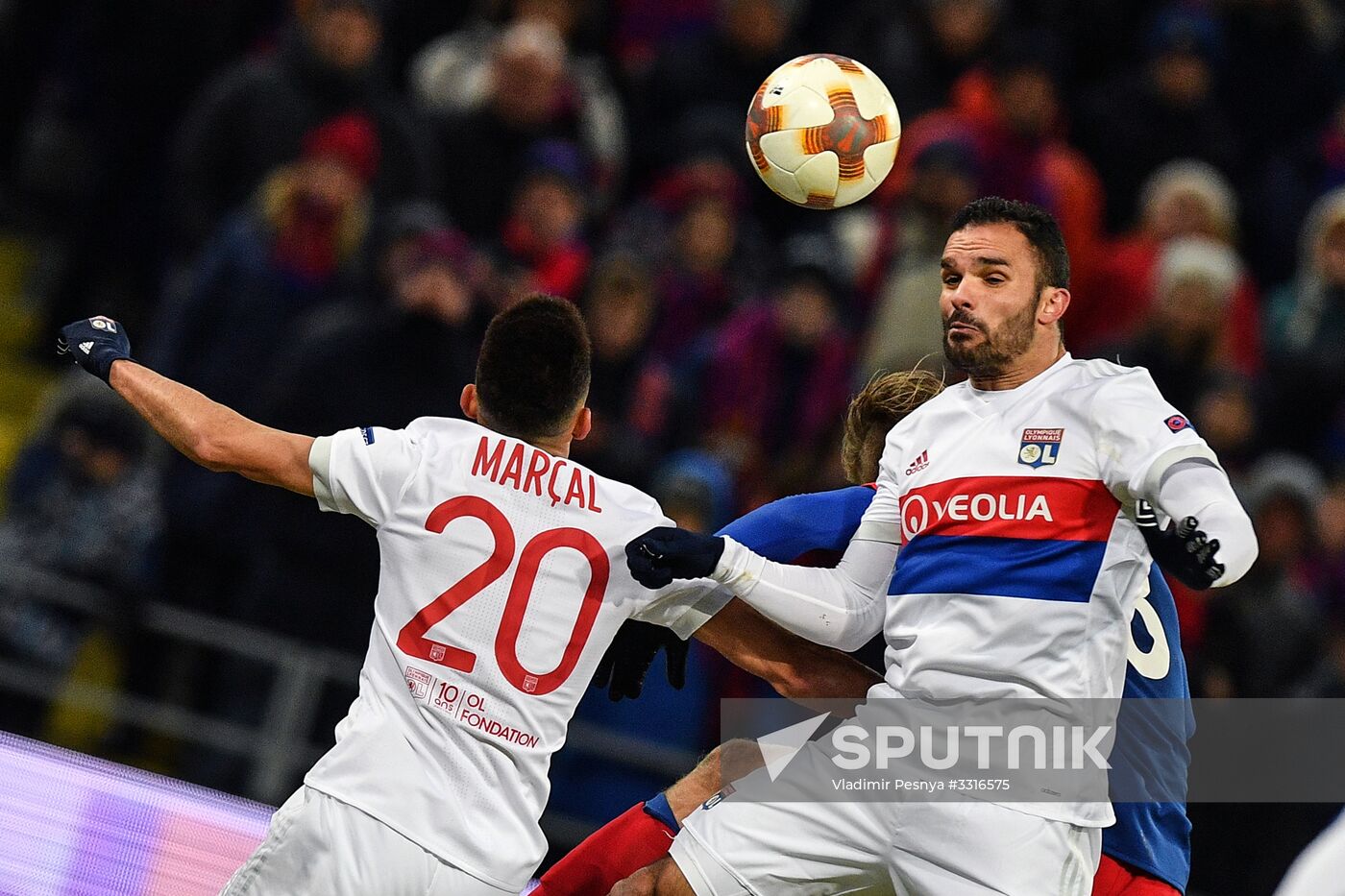 Football. UEFA Europa League. CSKA vs. Lyon
