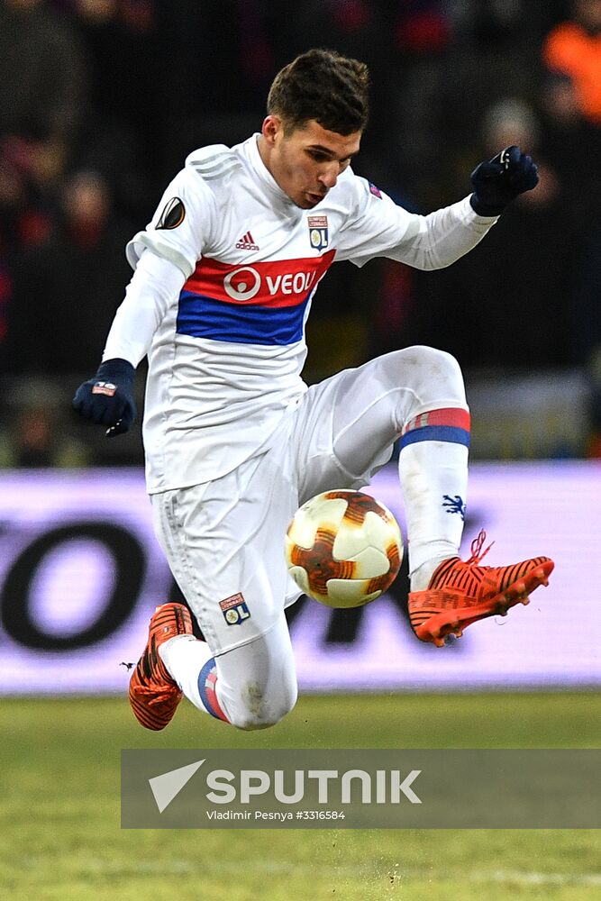 Football. UEFA Europa League. CSKA vs. Lyon