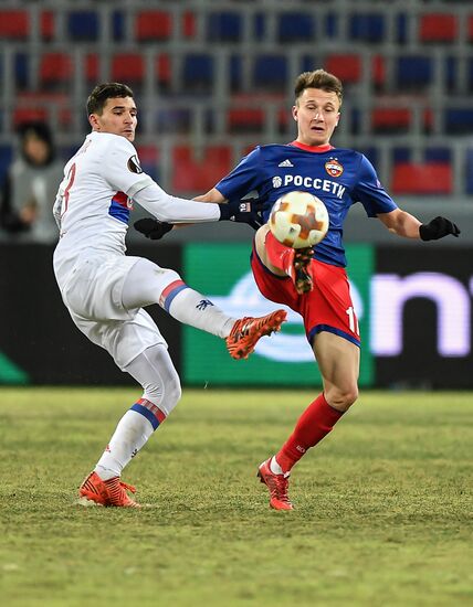 Football. UEFA Europa League. CSKA vs. Lyon