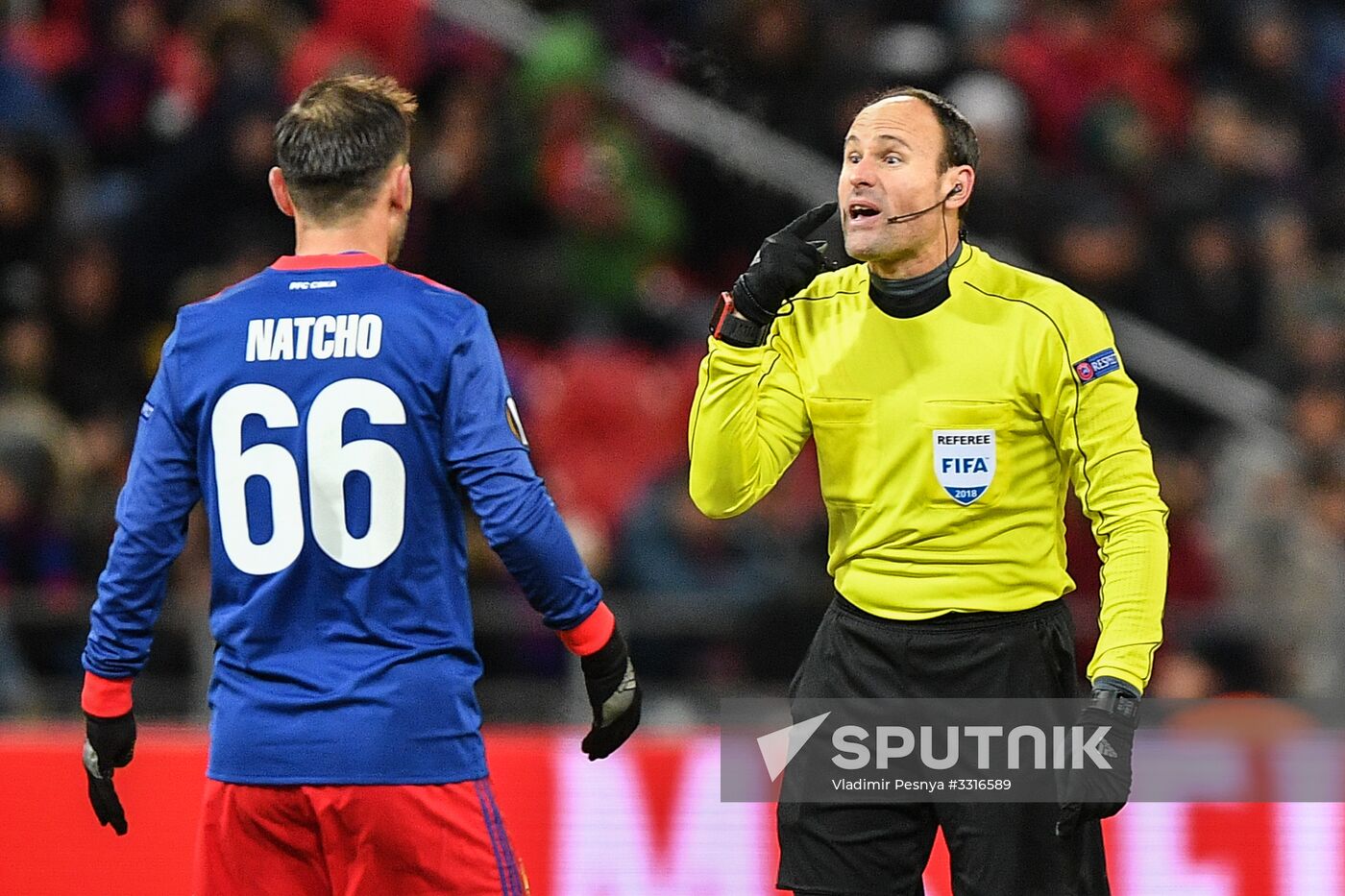 Football. UEFA Europa League. CSKA vs. Lyon