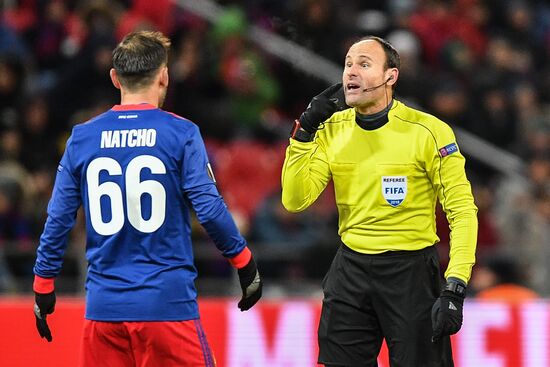 Football. UEFA Europa League. CSKA vs. Lyon