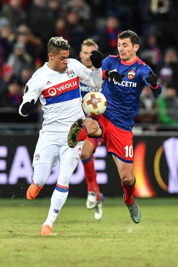 Football. UEFA Europa League. CSKA vs. Lyon