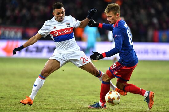 Football. UEFA Europa League. CSKA vs. Lyon