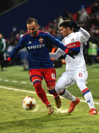 Football. UEFA Europa League. CSKA vs. Lyon