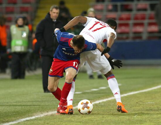 Football. UEFA Europa League. CSKA vs. Lyon