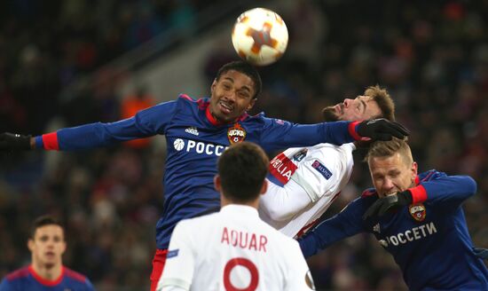 Football. UEFA Europa League. CSKA vs. Lyon