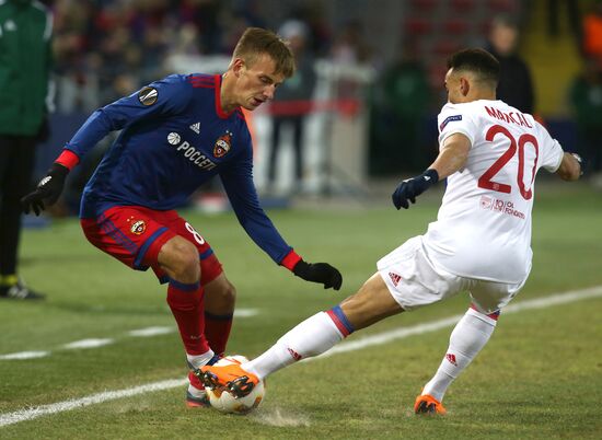 Football. UEFA Europa League. CSKA vs. Lyon