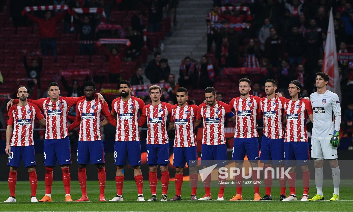Football. UEFA Europa League. Atletico vs. Lokomotiv