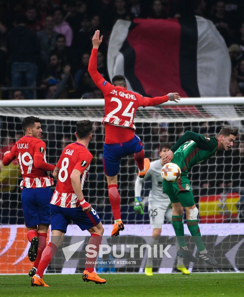 Football. UEFA Europa League. Atletico vs. Lokomotiv