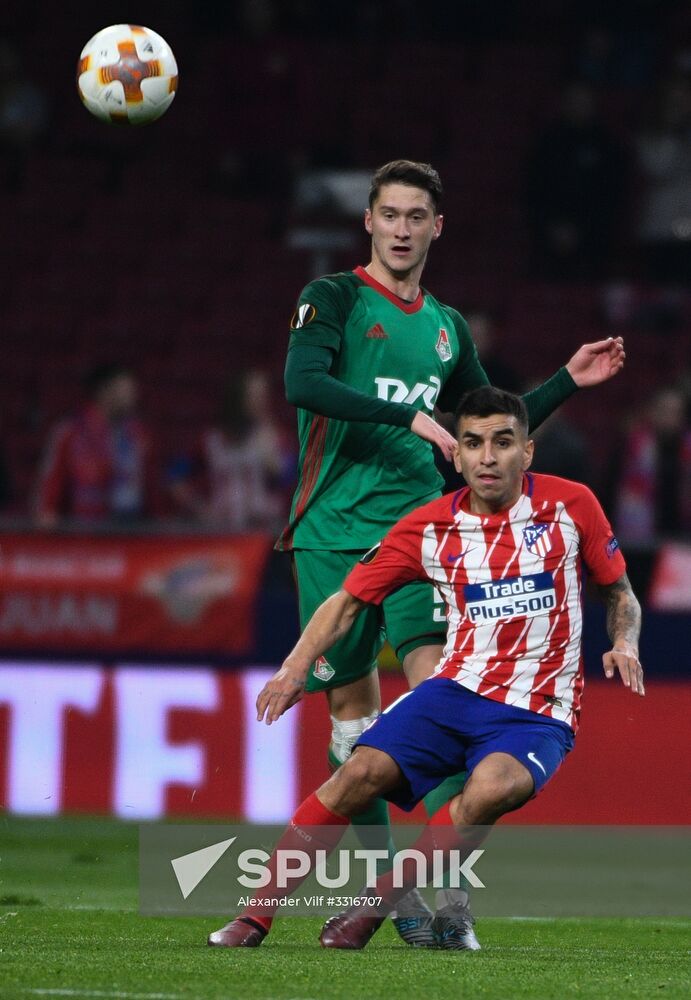 Football. UEFA Europa League. Atletico vs. Lokomotiv