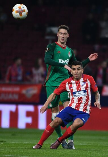 Football. UEFA Europa League. Atletico vs. Lokomotiv