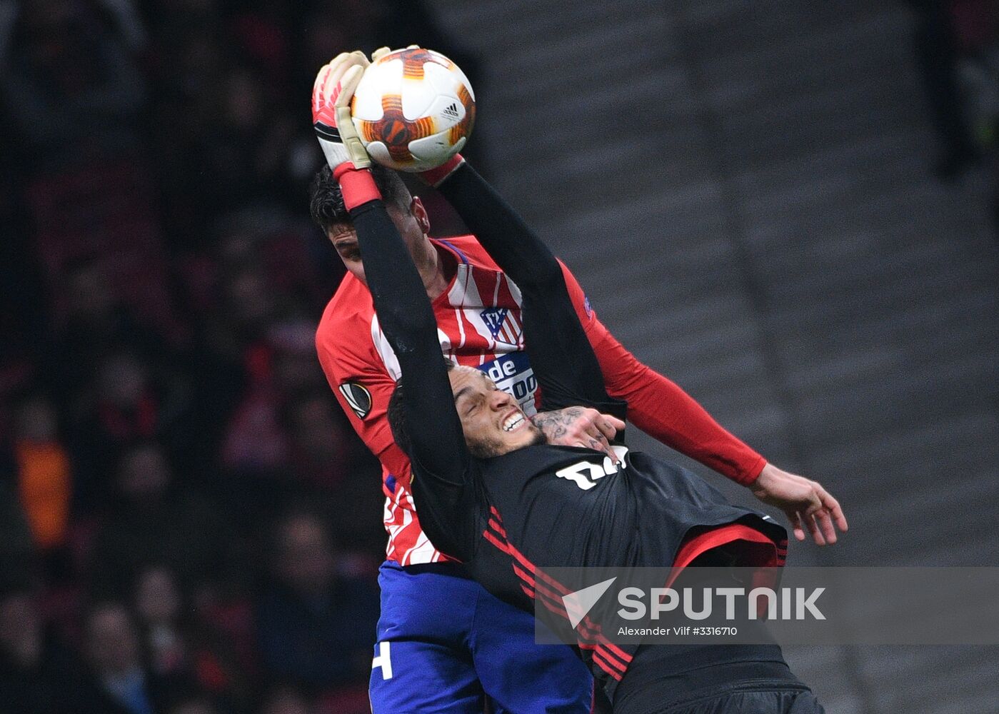 Football. UEFA Europa League. Atletico vs. Lokomotiv