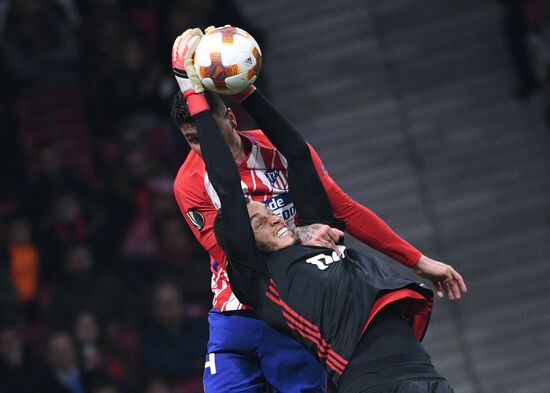 Football. UEFA Europa League. Atletico vs. Lokomotiv