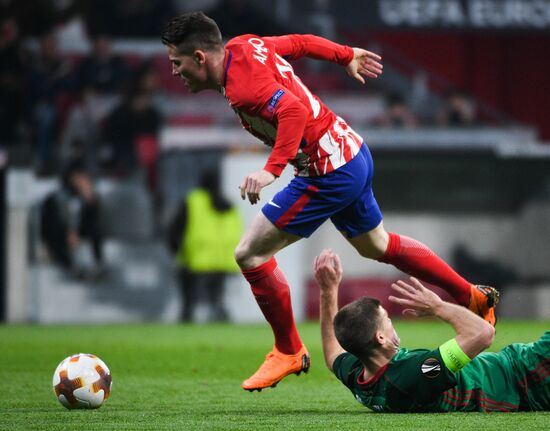 Football. UEFA Europa League. Atletico vs. Lokomotiv