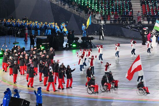 2018 Paralympics opening ceremony