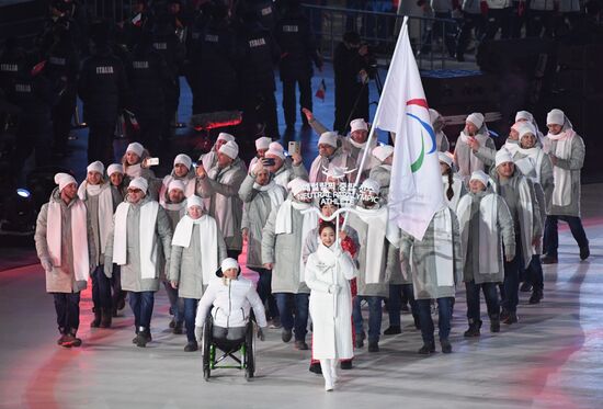 2018 Paralympics opening ceremony