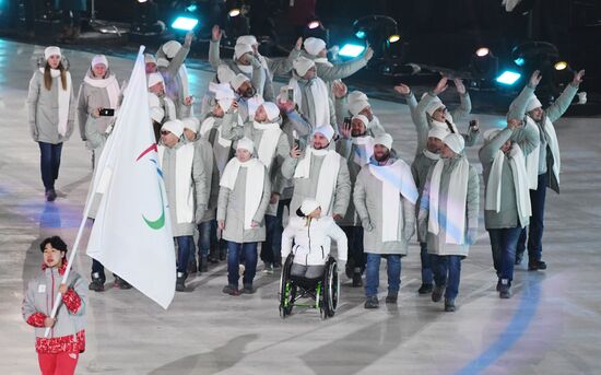 2018 Paralympics opening ceremony