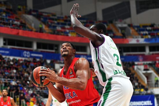Basketball. Euroleague. CSKA vs. Unicaja