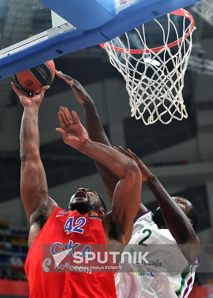 Basketball. Euroleague. CSKA vs. Unicaja