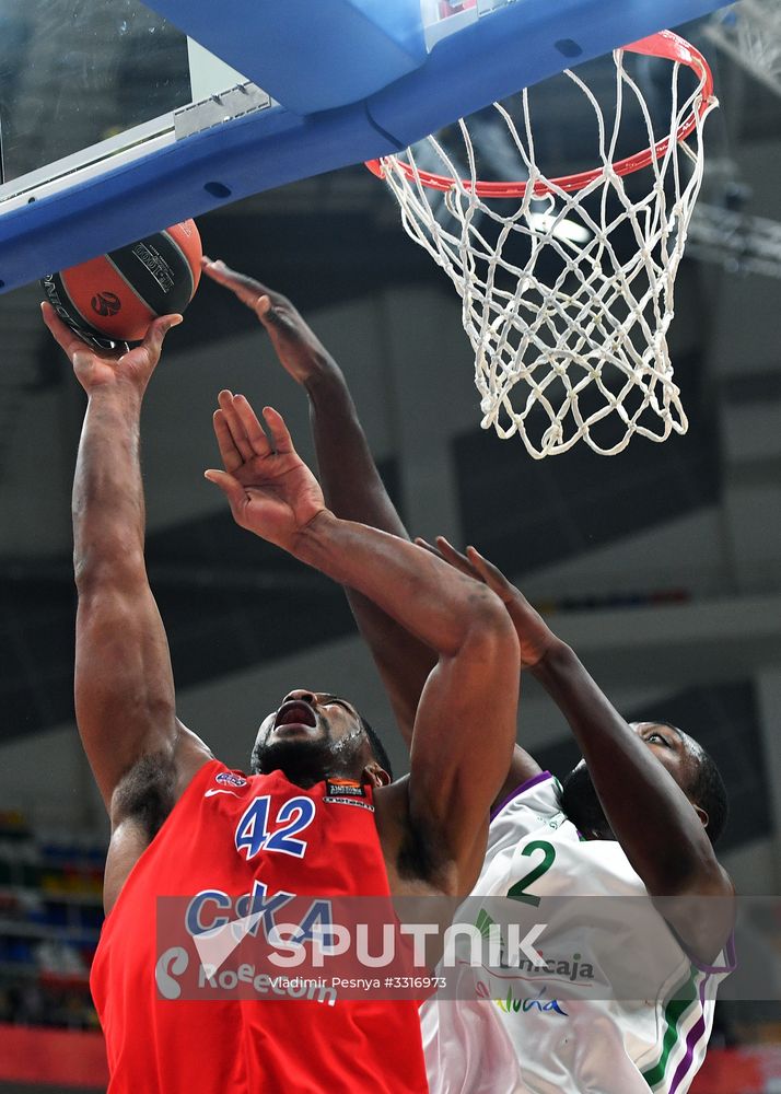 Basketball. Euroleague. CSKA vs. Unicaja