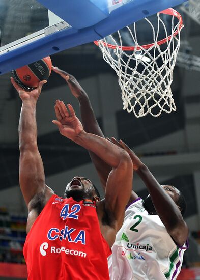 Basketball. Euroleague. CSKA vs. Unicaja