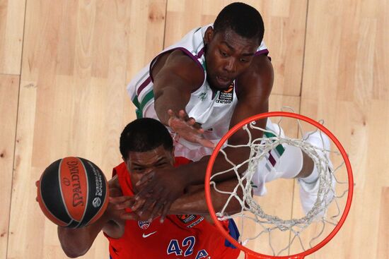 Basketball. Euroleague. CSKA vs. Unicaja