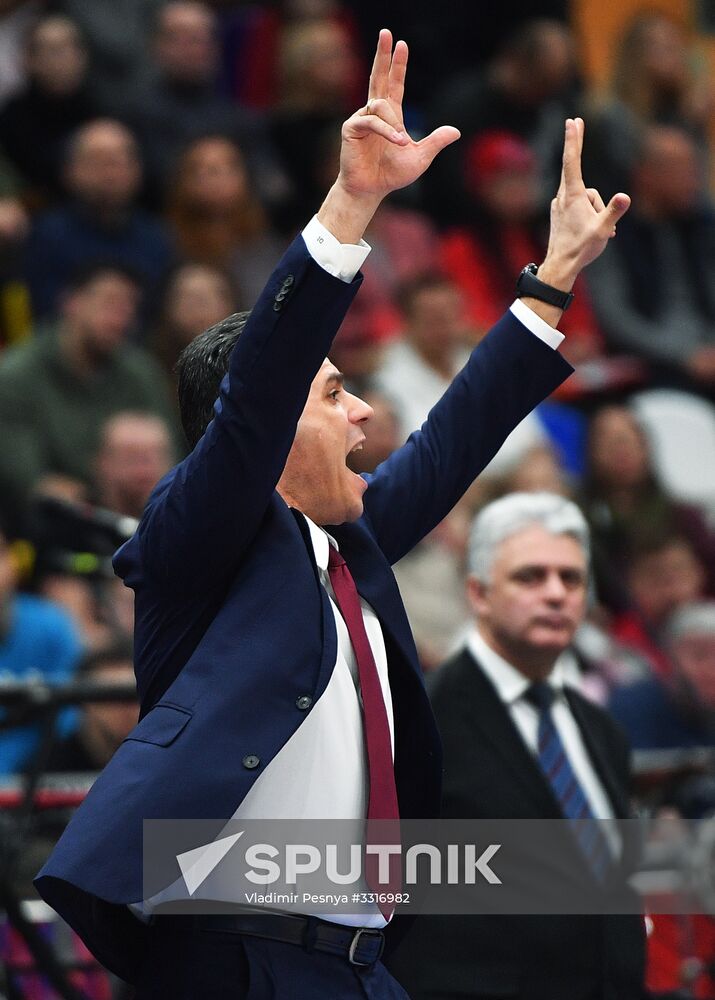 Basketball. Euroleague. CSKA vs. Unicaja