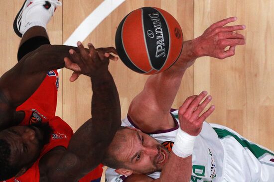 Basketball. Euroleague. CSKA vs. Unicaja