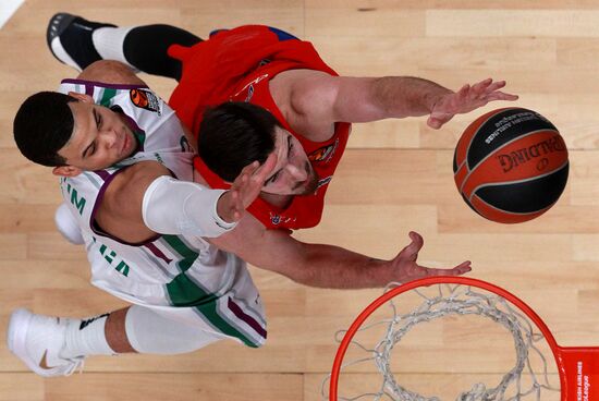 Basketball. Euroleague. CSKA vs. Unicaja