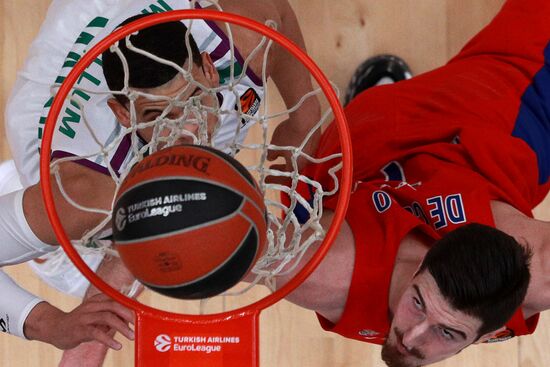 Basketball. Euroleague. CSKA vs. Unicaja