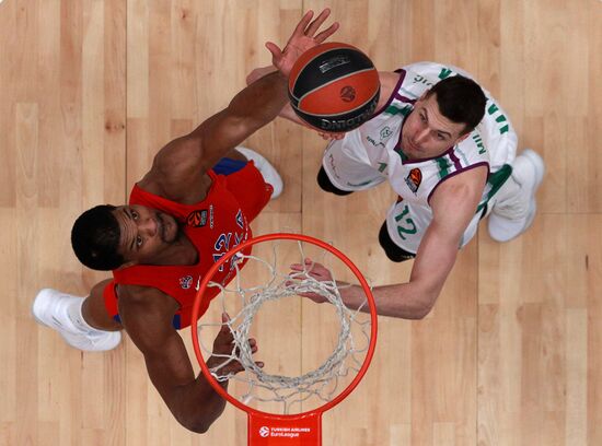 Basketball. Euroleague. CSKA vs. Unicaja