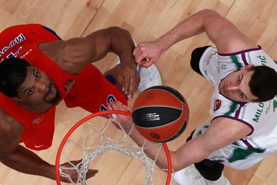Basketball. Euroleague. CSKA vs. Unicaja
