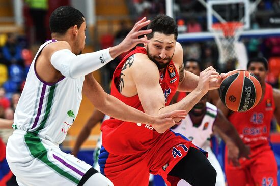 Basketball. Euroleague. CSKA vs. Unicaja