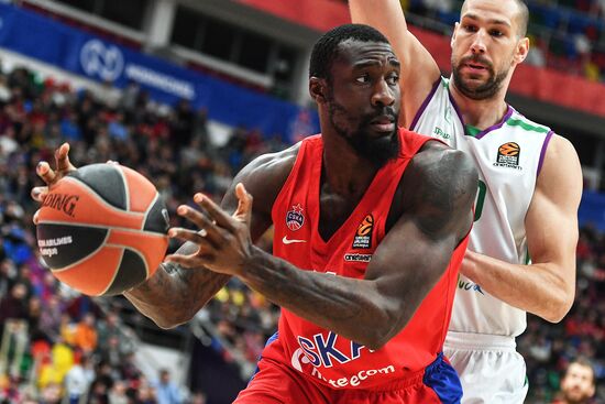 Basketball. Euroleague. CSKA vs. Unicaja