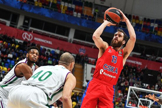 Basketball. Euroleague. CSKA vs. Unicaja