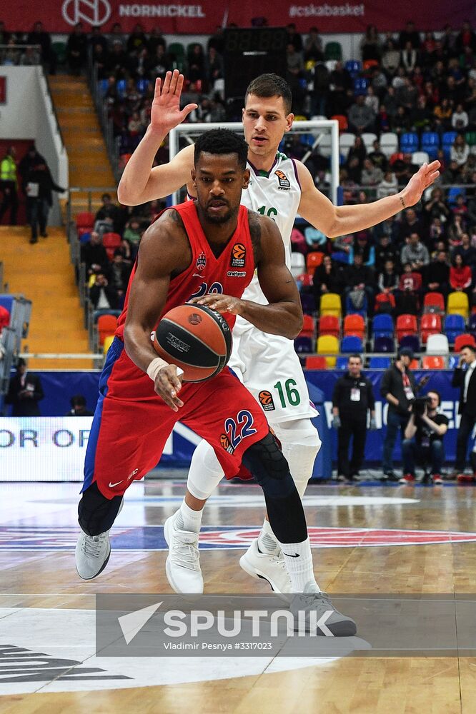 Basketball. Euroleague. CSKA vs. Unicaja