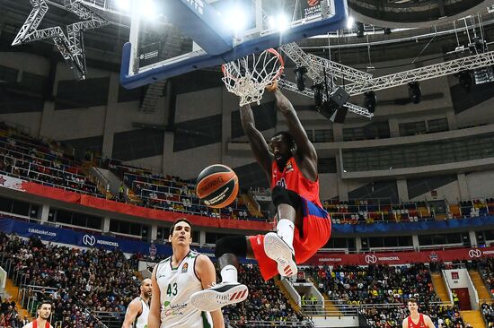 Basketball. Euroleague. CSKA vs. Unicaja
