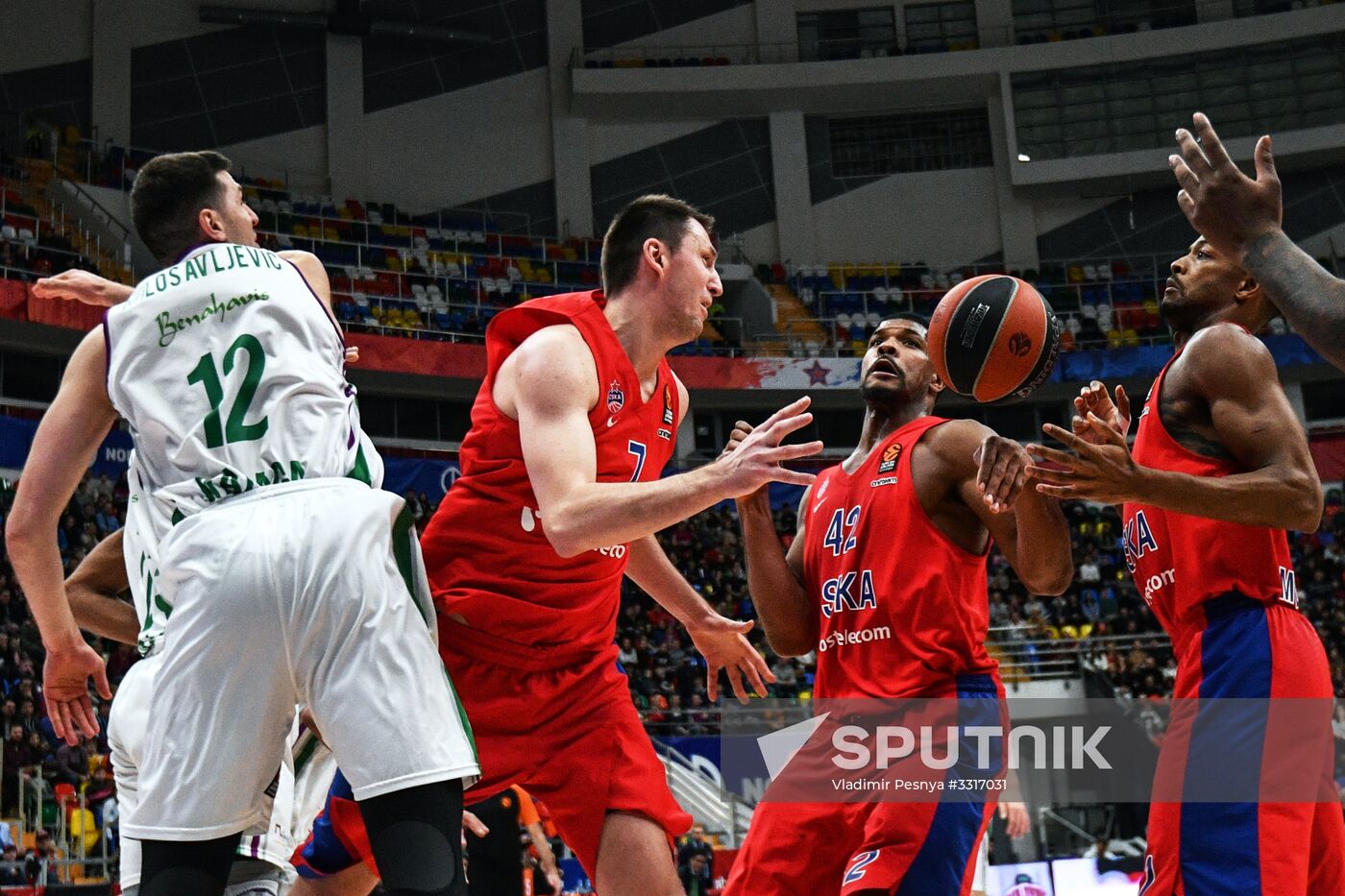 Basketball. Euroleague. CSKA vs. Unicaja