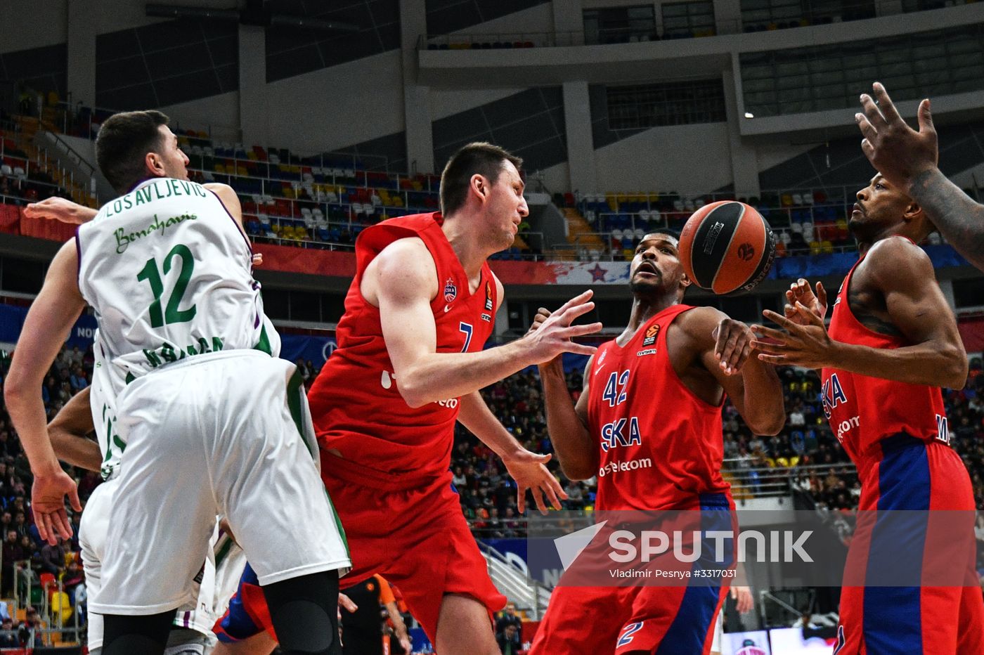 Basketball. Euroleague. CSKA vs. Unicaja