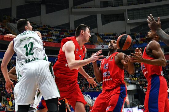 Basketball. Euroleague. CSKA vs. Unicaja