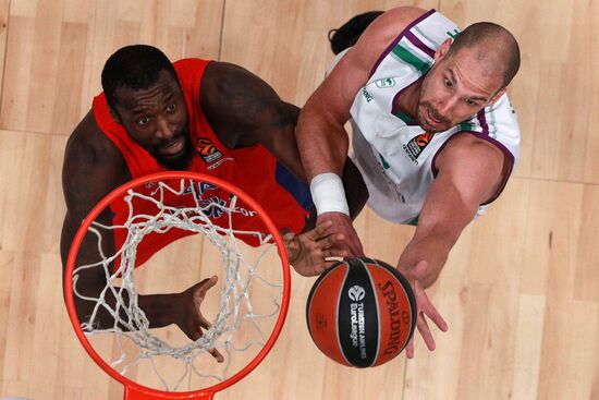 Basketball. Euroleague. CSKA vs. Unicaja