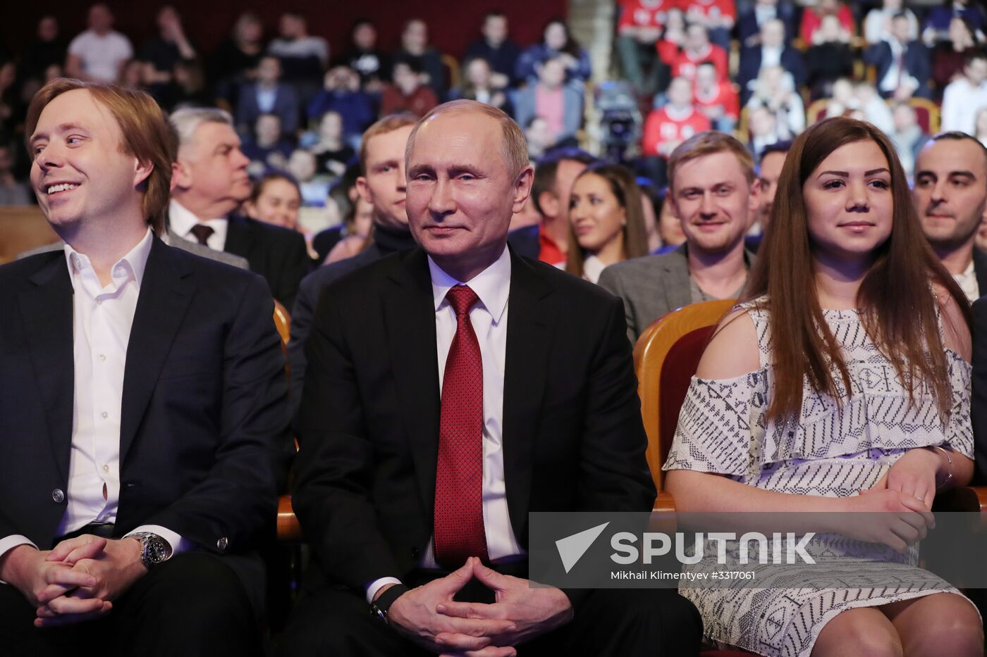 President Vladimir Putin attends KVN TV competition show premier league's round of 16