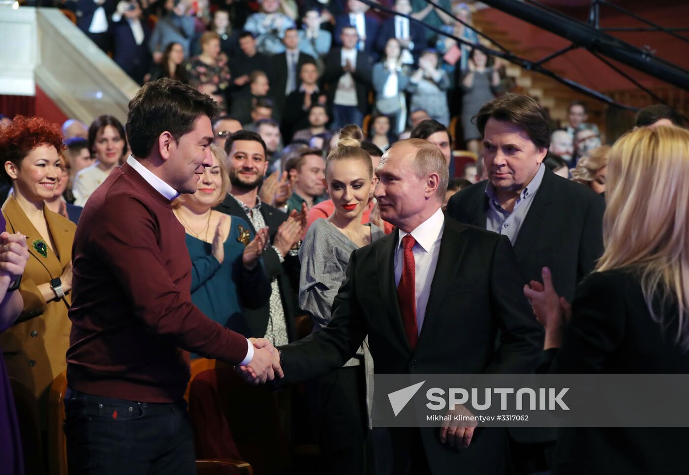 President Vladimir Putin attends KVN TV competition show premier league's round of 16