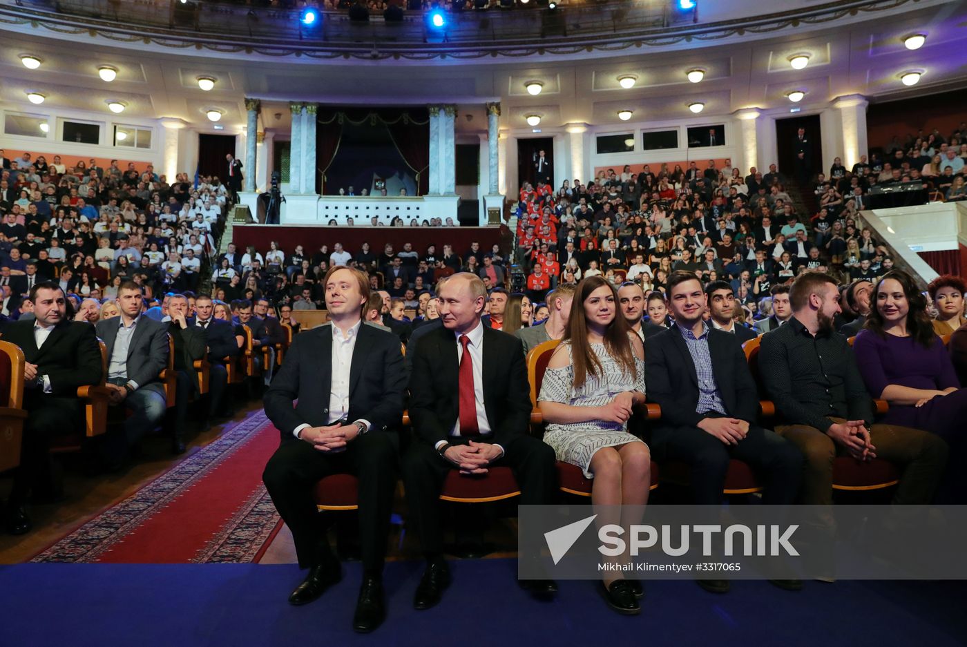 President Vladimir Putin attends KVN TV competition show premier league's round of 16