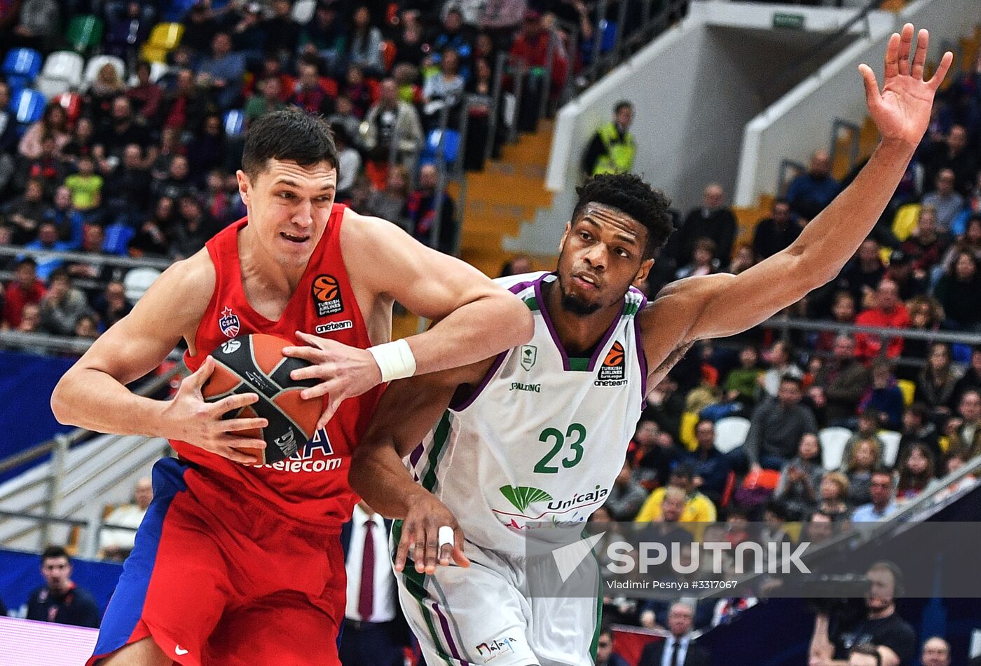 Basketball. Euroleague. CSKA vs. Unicaja