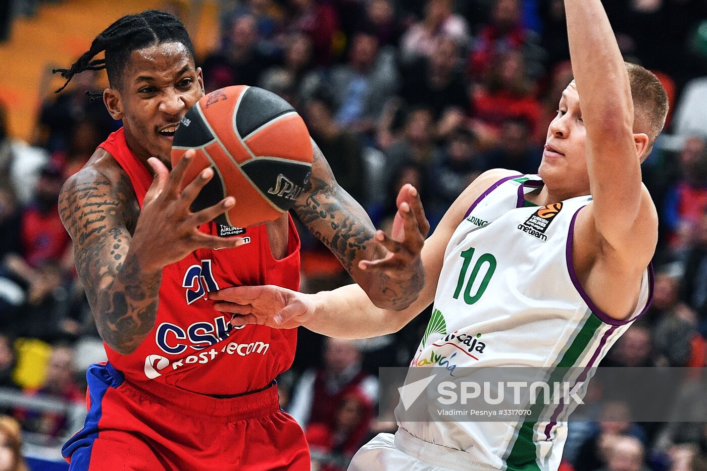 Basketball. Euroleague. CSKA vs. Unicaja