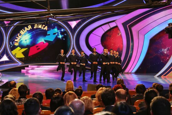 President Vladimir Putin attends KVN TV competition show premier league's round of 16