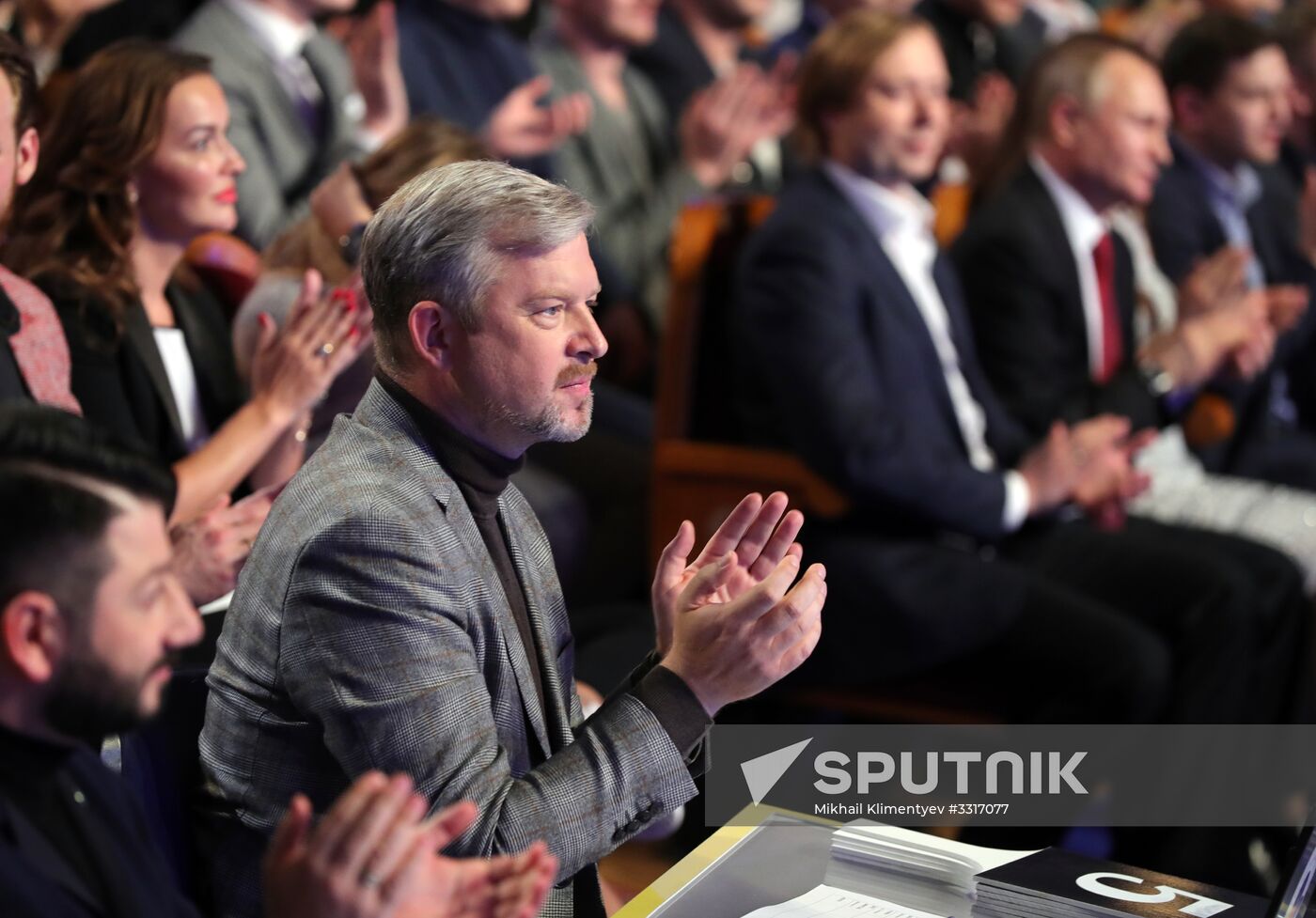 President Vladimir Putin attends KVN TV competition show premier league's round of 16
